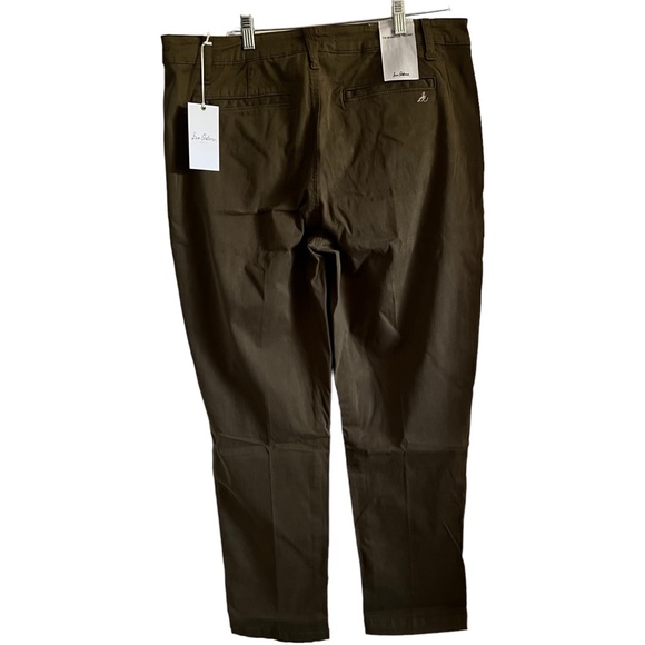 NWT Sam Edelman Morrisson Trouser in Olive Size 14/32 Cotton - Picture 3 of 7